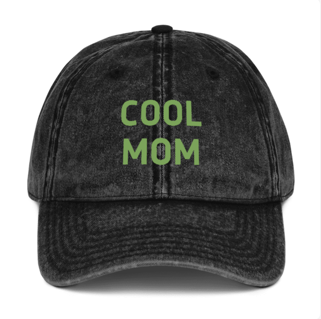 Vintage Cool Mom Hat in Green