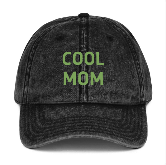Vintage Cool Mom Hat in Green