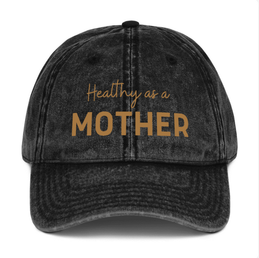 Vintage Healthy As A Mother Hat in Rust