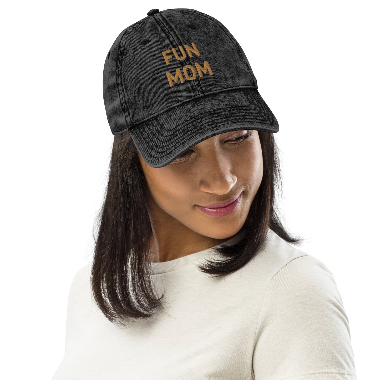 Vintage Fun Mom Hat in Rust